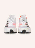adidas Laufschuhe DIZERO ADIOS 6, Farbe: WEISS/ NEONORANGE (Bild 1)