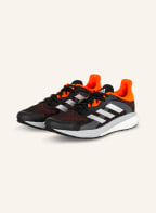 adidas Laufschuhe SOLARGLIDE 4 ST, Farbe: SCHWARZ/ NEONORANGE (Bild 1)