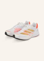 adidas Laufschuhe ADIZERO ADIOS 6, Farbe: WEISS/ NEONORANGE (Bild 1)