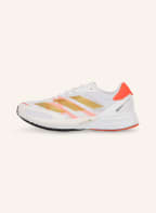 adidas Laufschuhe ADIZERO ADIOS 6, Farbe: WEISS/ NEONORANGE (Bild 1)