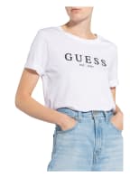 GUESS T-shirt, Color: WHITE/ BLACK (Image 1)