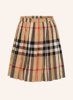 BURBERRY Rock , Farbe: BEIGE/ SCHWARZ/ ROT (Bild 1)