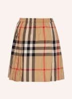 BURBERRY Rock , Farbe: BEIGE/ SCHWARZ/ ROT (Bild 1)