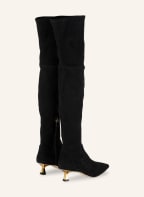 STUART WEITZMAN Overknee-Stiefel MAX 50, Farbe: SCHWARZ/ GOLD (Bild 1)