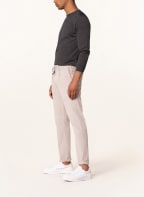 eleventy Samthose im Jogging-Stil Extra Slim Fit, Farbe: BEIGE (Bild 1)