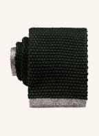 BOSS Strickkrawatte T-TIE, Farbe: DUNKELGRÜN/ GRAU (Bild 1)