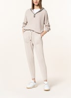 BRUNELLO CUCINELLI 7/8-Strickhose im Jogging-Stil, Farbe: HELLBRAUN (Bild 1)