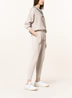BRUNELLO CUCINELLI 7/8-Strickhose im Jogging-Stil, Farbe: HELLBRAUN (Bild 1)