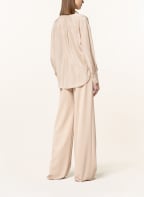 BRUNELLO CUCINELLI Hemdbluse aus Seide mit Perlenbesatz, Farbe: CREME (Bild 1)