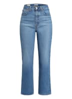 Levi's® 7/8 jeans RIBCAGE STRAIGHT ANKLE, Color: 99 Light Indigo - Worn In (Image 1)
