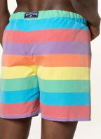 VILEBREQUIN Badeshorts MAHITI, Farbe: ROT/ GRÜN/ TÜRKIS (Bild 1)