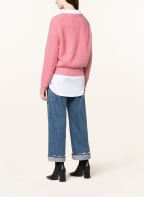 MARC CAIN Strickjacke aus Cashmere, Farbe: 234 intense rose (Bild 1)