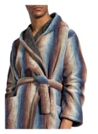 MISSONI Home Unisex-Bademantel AYRTON , Farbe: BRAUN/ HELLBLAU/ BLAU (Bild 1)