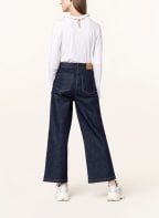 rich&royal Longsleeve im Materialmix, Farbe: WEISS (Bild 1)