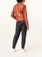MILESTONE Lederjacke LISSY, Farbe: DUNKELORANGE (Bild 1)