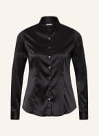 ROBERT FRIEDMAN Hemdbluse aus Satin, Farbe: SCHWARZ (Bild 1)
