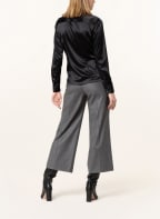 ROBERT FRIEDMAN Hemdbluse aus Satin, Farbe: SCHWARZ (Bild 1)