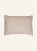 zoeppritz Decorative cushion cover HONEYBEE made of linen, Color: BEIGE (Image 1)