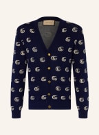 GUCCI Strickjacke , Farbe: DUNKELBLAU/ CREME (Bild 1)