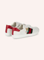 GUCCI Sneaker NEW ACE, Farbe: WEISS/ GRÜN/ ROT (Bild 1)