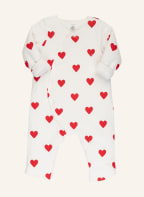 PETIT BATEAU Strampler, Farbe: WEISS/ ROT (Bild 1)