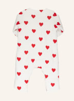 PETIT BATEAU Strampler, Farbe: WEISS/ ROT (Bild 1)