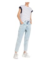 ONE MORE STORY T-Shirt, Farbe: WEISS/ DUNKELBLAU (Bild 1)