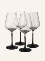 Villeroy & Boch 4er-Set Weingläser MANUFACTURE ROCK, Farbe: SCHWARZ/ WEISS (Bild 1)