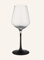 Villeroy & Boch Set of 4 wine glasses MANUFACTURE ROCK, Color: BLACK/ WHITE (Image 1)