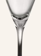 Villeroy & Boch Set of 4 champagne glasses MANUFACTURE ROCK, Color: BLACK/ WHITE (Image 1)