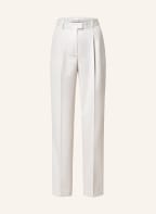 FABIANA FILIPPI Hose mit Schmucksteinbesatz, Farbe: CREME (Bild 1)