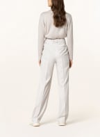 FABIANA FILIPPI Hose mit Schmucksteinbesatz, Farbe: CREME (Bild 1)