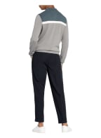 REISS Strick-Poloshirt EASTLONG Slim Fit , Farbe: GRAU/ BLAU/ WEISS (Bild 1)