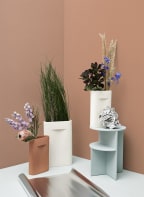MUUTO Vase RIDGE, Farbe: CREME (Bild 1)