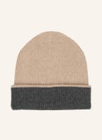 BRUNELLO CUCINELLI Cashmere-Mütze zum Wenden, Farbe: DUNKELGRAU (Bild 1)