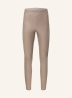 CAMBIO Leggins RANDA in Lederoptik, Farbe: TAUPE (Bild 1)