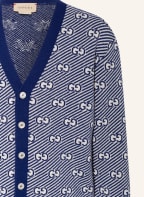 GUCCI Strickjacke , Farbe: BLAU/ WEISS (Bild 1)