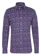 TOMMY HILFIGER Jerseyhemd Slim Fit, Farbe: DUNKELBLAU/ ROT/ GELB (Bild 1)