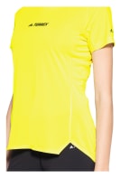 adidas Laufshirt TERREX PARLEY AGRAVIC TRAIL mit Mesh-Einsatz, Farbe: NEONGELB (Bild 1)