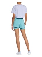 adidas 2-in-1-Fitnessshorts PACER 3S, Farbe: NEONBLAU (Bild 1)