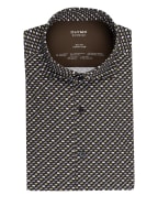 OLYMP Koszula z dżerseju No. Six 24/Seven super slim, Kolor: OLIWKOWY/ GRANATOWY/ JASNOFIOLETOWY (Obrazek 1)