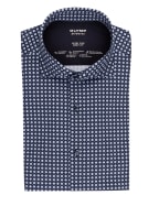 OLYMP Jerseyhemd Level Five 24/Seven body fit, Farbe: DUNKELBLAU/ WEISS/ HELLBLAU (Bild 1)