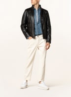 MILESTONE Leather jacket MS-NILO, Color: BLACK (Image 1)