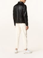 MILESTONE Leather jacket MS-NILO, Color: BLACK (Image 1)