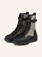 MONCLER Botki sznurowane CARINNE , Kolor: CZARNY/ ECRU (Obrazek 1)