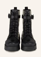 MONCLER Botki sznurowane CARINNE , Kolor: CZARNY/ ECRU (Obrazek 1)