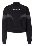 Nike Oversized Cropped-Sweatshirt AIR, Farbe: SCHWARZ/ DUNKELGRAU (Bild 1)