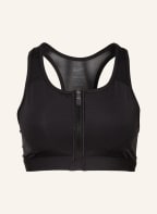Nike Sport-BH DRI-FIT SWOOSH mit Mesh-Einsatz, Farbe: SCHWARZ (Bild 1)