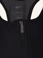 Nike Sport-BH DRI-FIT SWOOSH mit Mesh-Einsatz, Farbe: SCHWARZ (Bild 1)