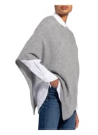 darling harbour Cashmere-Poncho, Farbe: GRAU (Bild 1)